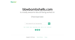 Desktop Screenshot of bbwbombshells.com