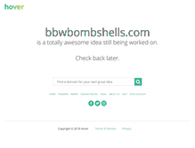 Tablet Screenshot of bbwbombshells.com